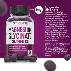 Kid-friendly Atlantis Nutrition Magnesium Glycinate Gummies