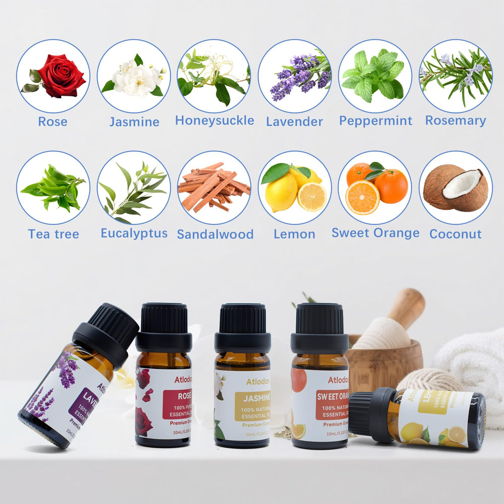 Atlodas eucalyptus bottle for refreshing breathing and focus.