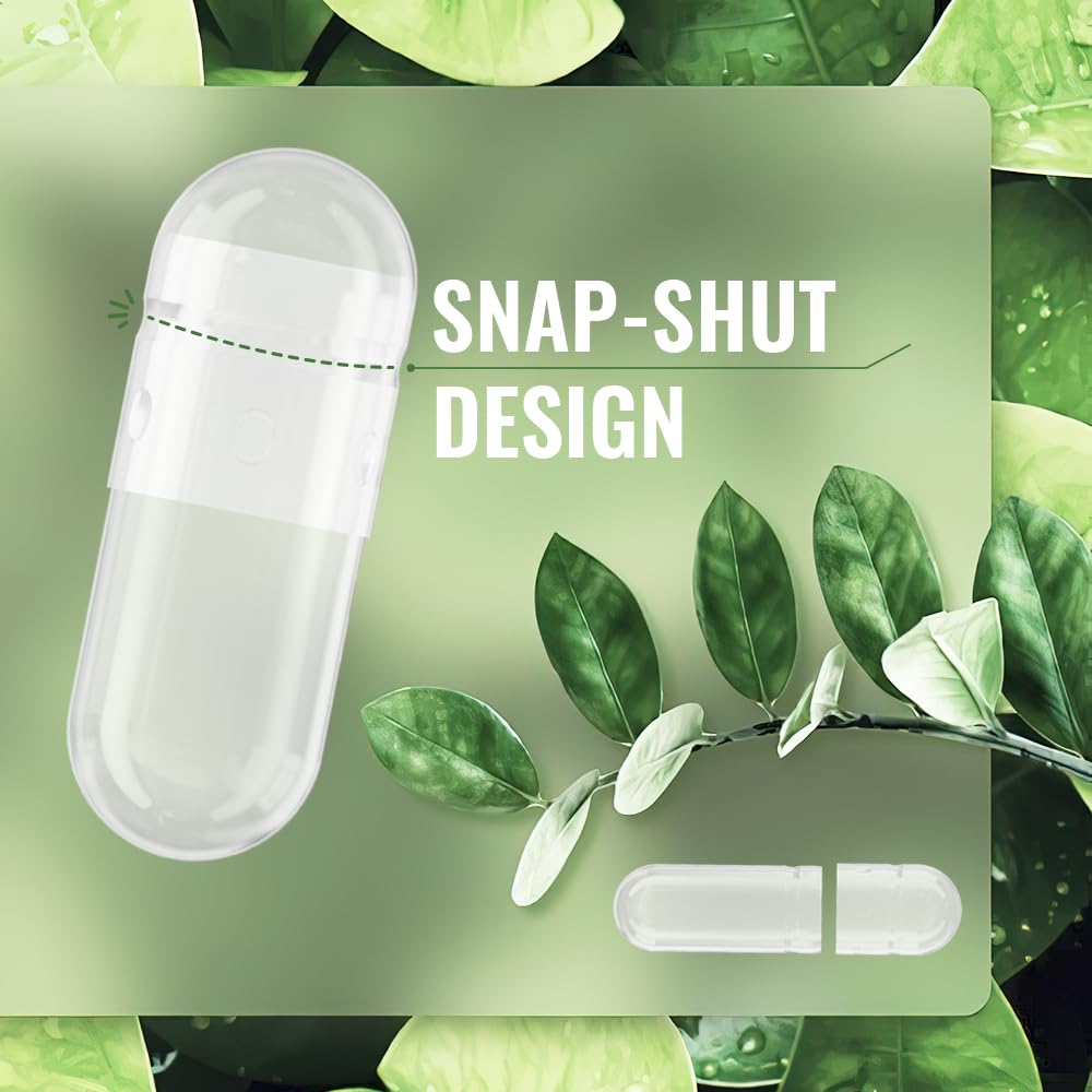 Double-locked seal on empty capsules to prevent leakage