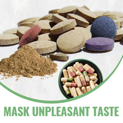 Empty capsules suitable for powders, granules, and herbs