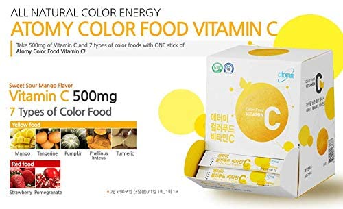 ATOMY Colorfood Vitamin C 180g label close-up