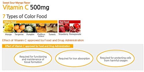 Scoop of ATOMY Colorfood Vitamin C powder
