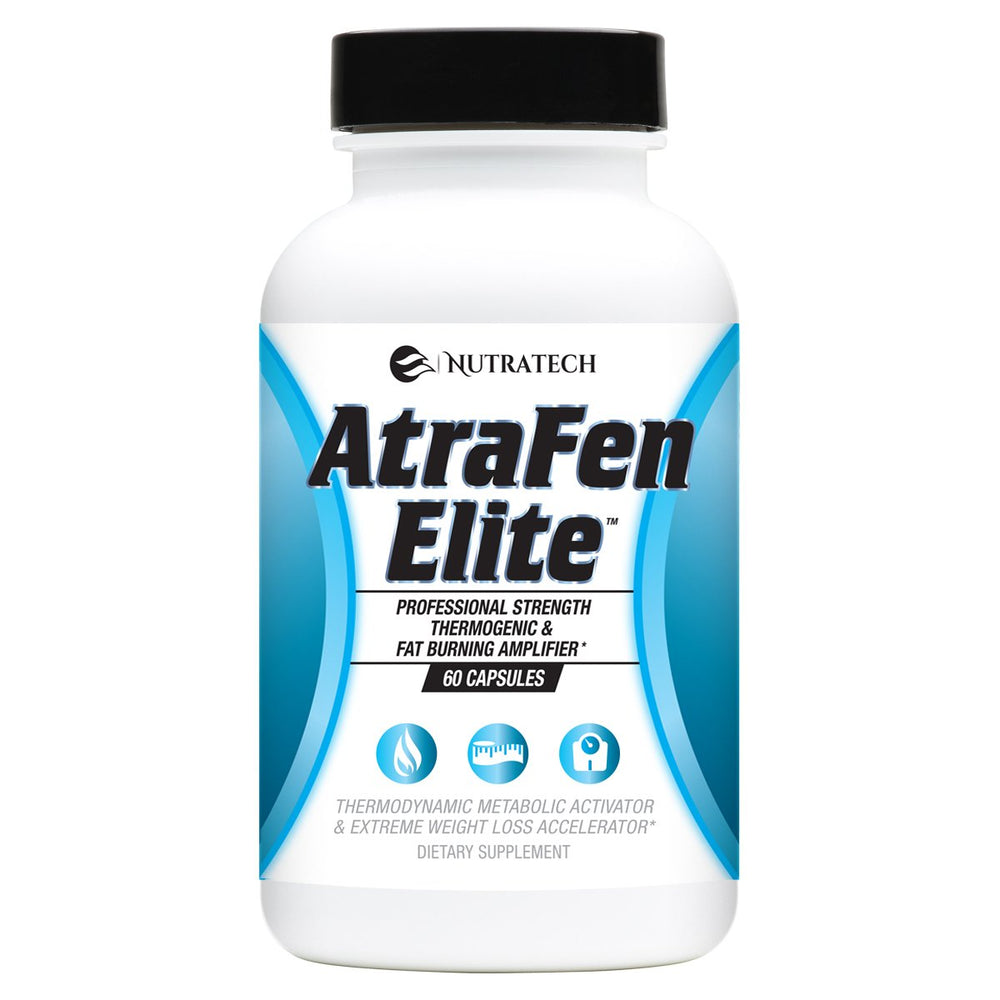 Atrafen Elite diet aid bottle label and packaging