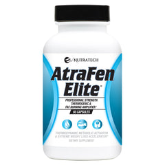 Atrafen Elite diet aid bottle label and packaging