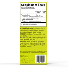 Atrantil bottle close-up with label, suggesting clinically inspired bloating relief potential.