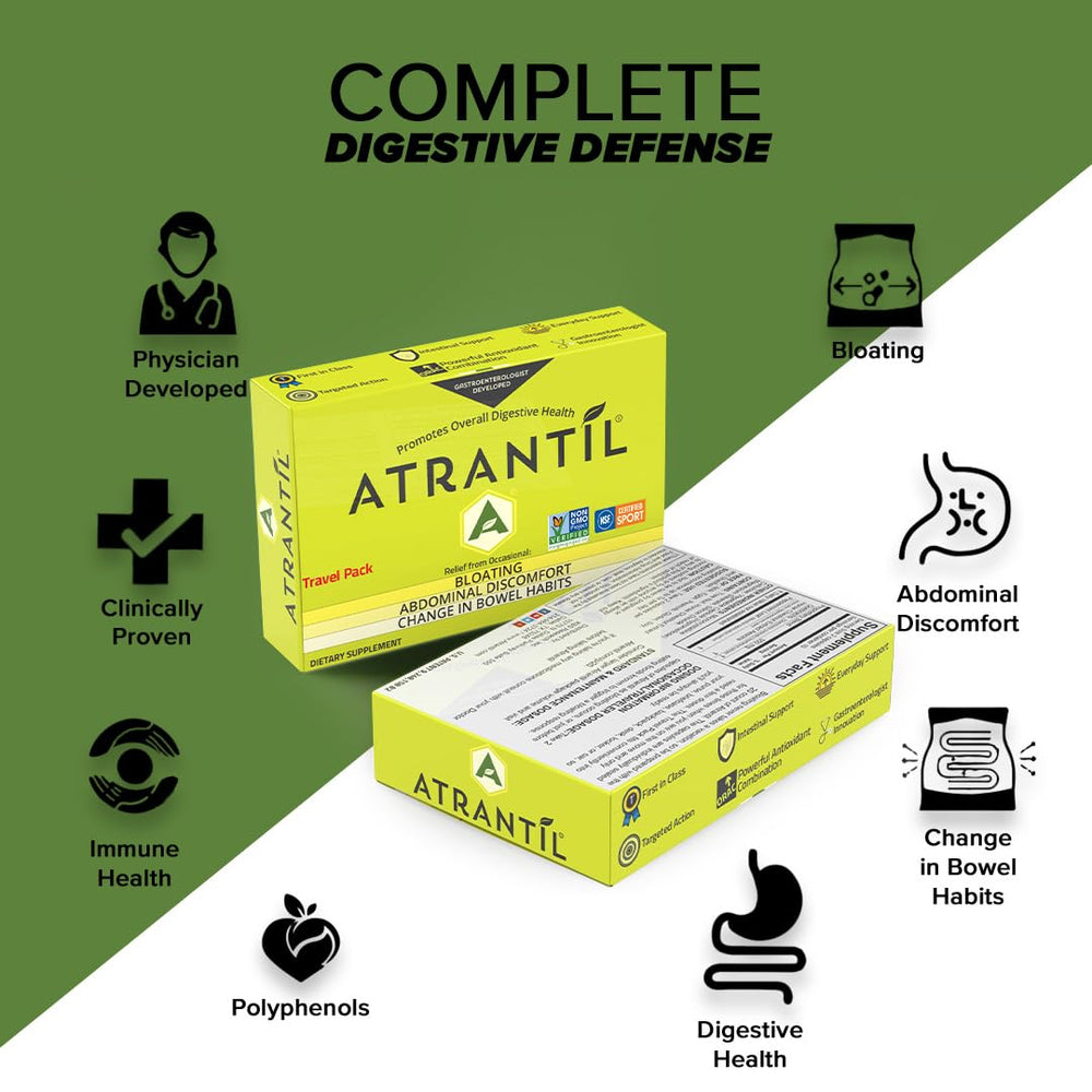 Atrantil Travel Pack sachets for travel