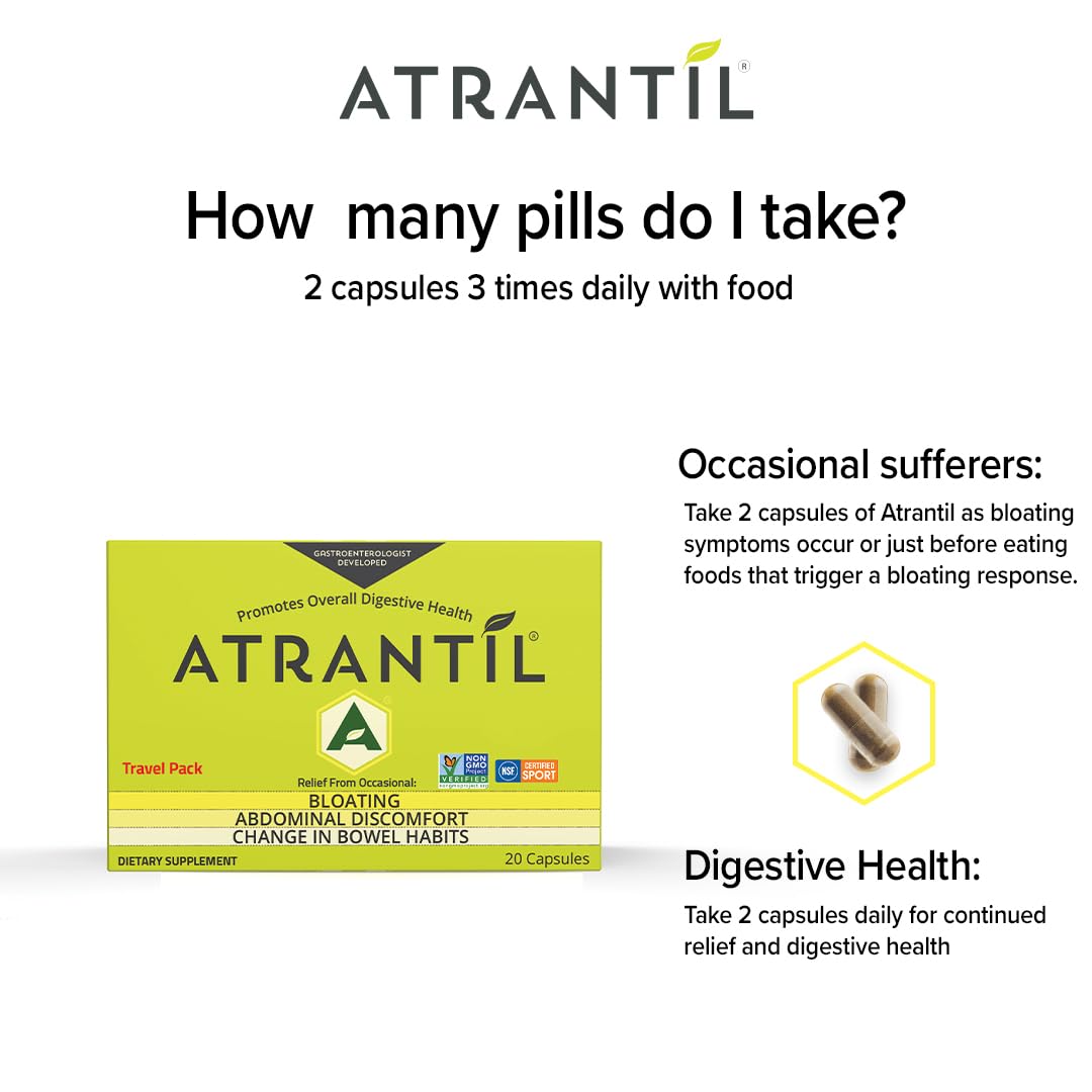 Atrantil Travel Pack displayed on travel setup