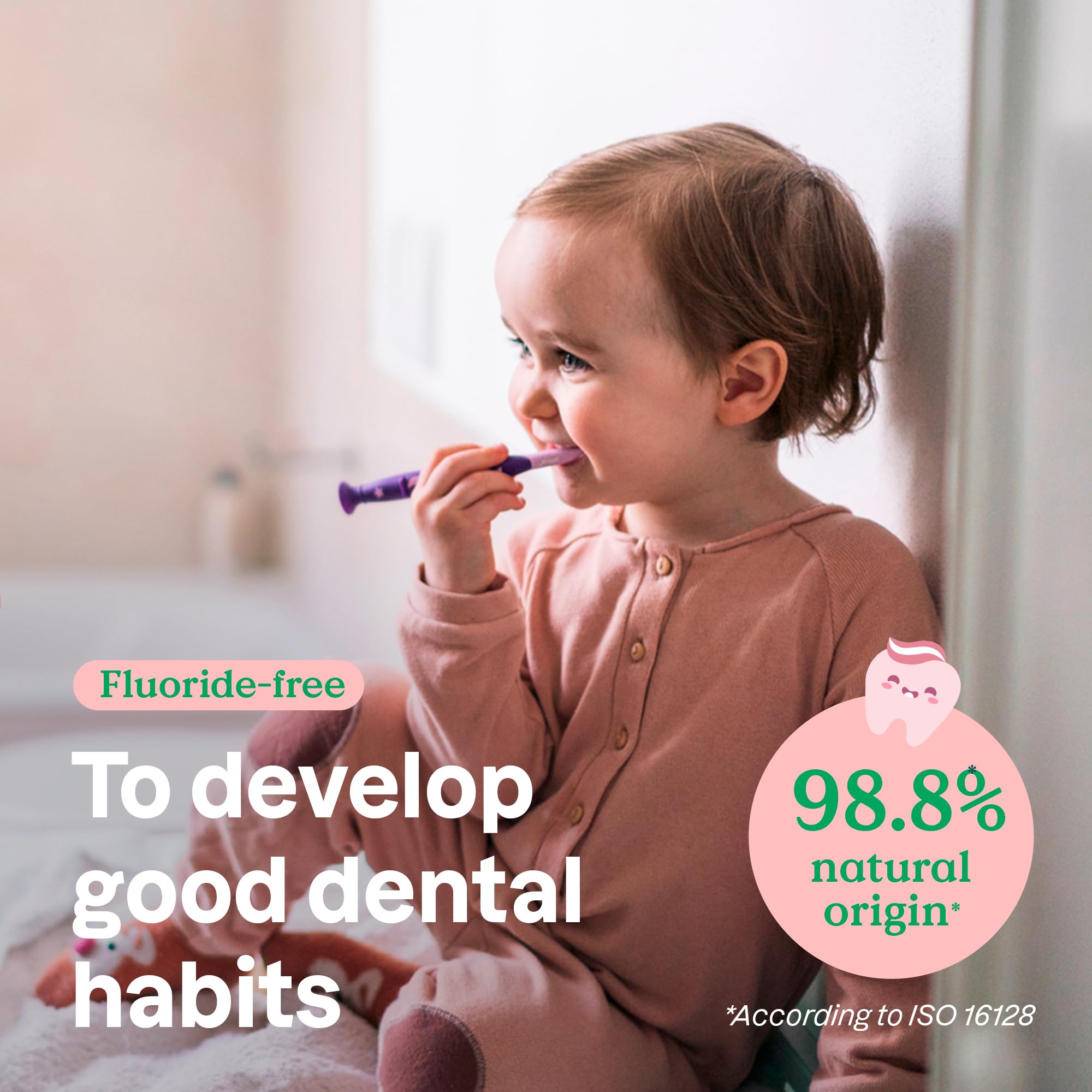 EWG VERIFIED seal on ATTITUDE baby toothpaste packaging