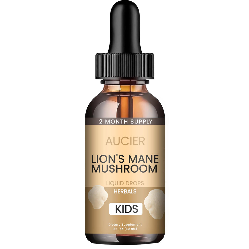 AUCIER Lions Mane for Kids bottle with dropper
