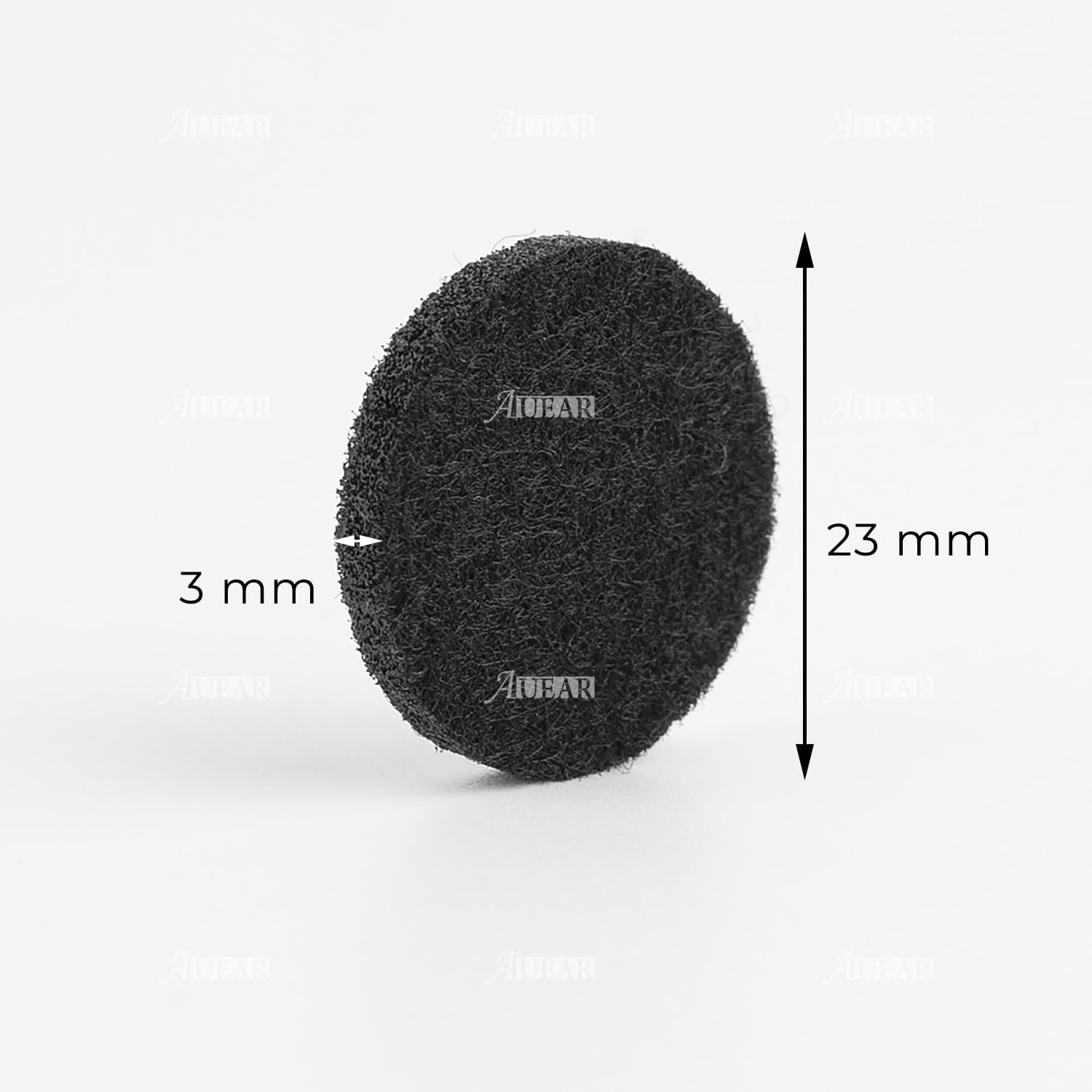 Round 22mm diffuser refill pad made of polyester felt