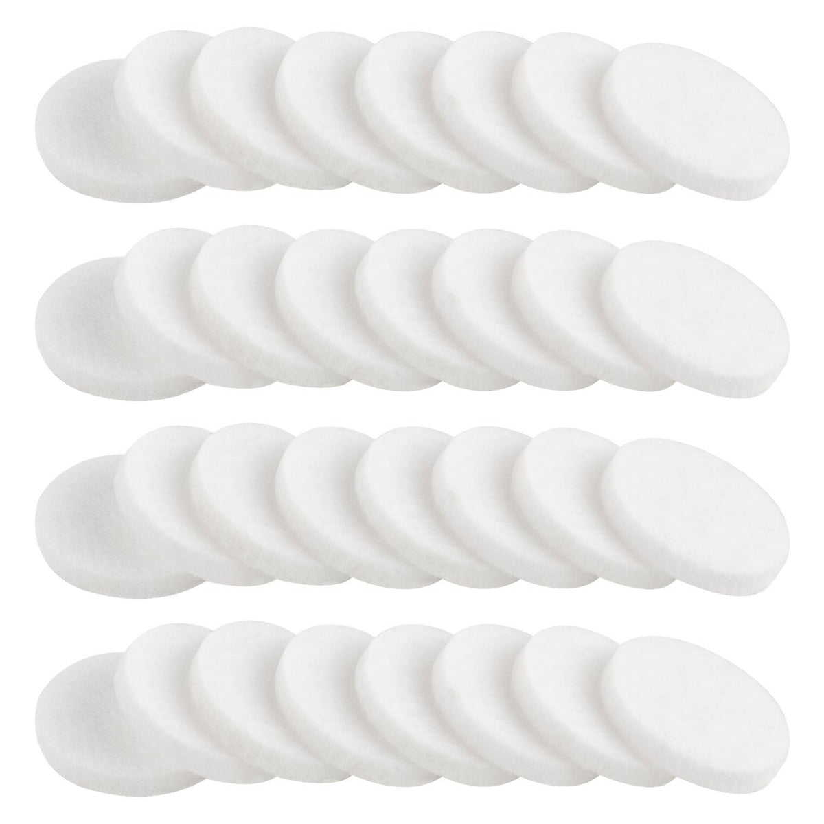 White round mini diffuser refill pads, 22mm diameter, 100-pack by AUEAR