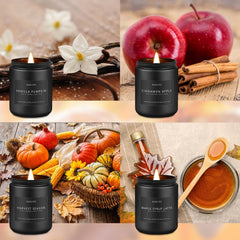 Auelife Pumpkin Vanilla close-up of creamy soy wax for cozy aroma