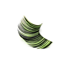 AUGENLI Green gradient lashes catch light for vivid glamour