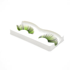AUGENLI Green Eyelashes ideal for cosplay, costumes, photoshoots, and parties