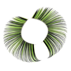 AUGENLI Green Eyelashes two-pairs pack for reuse across events