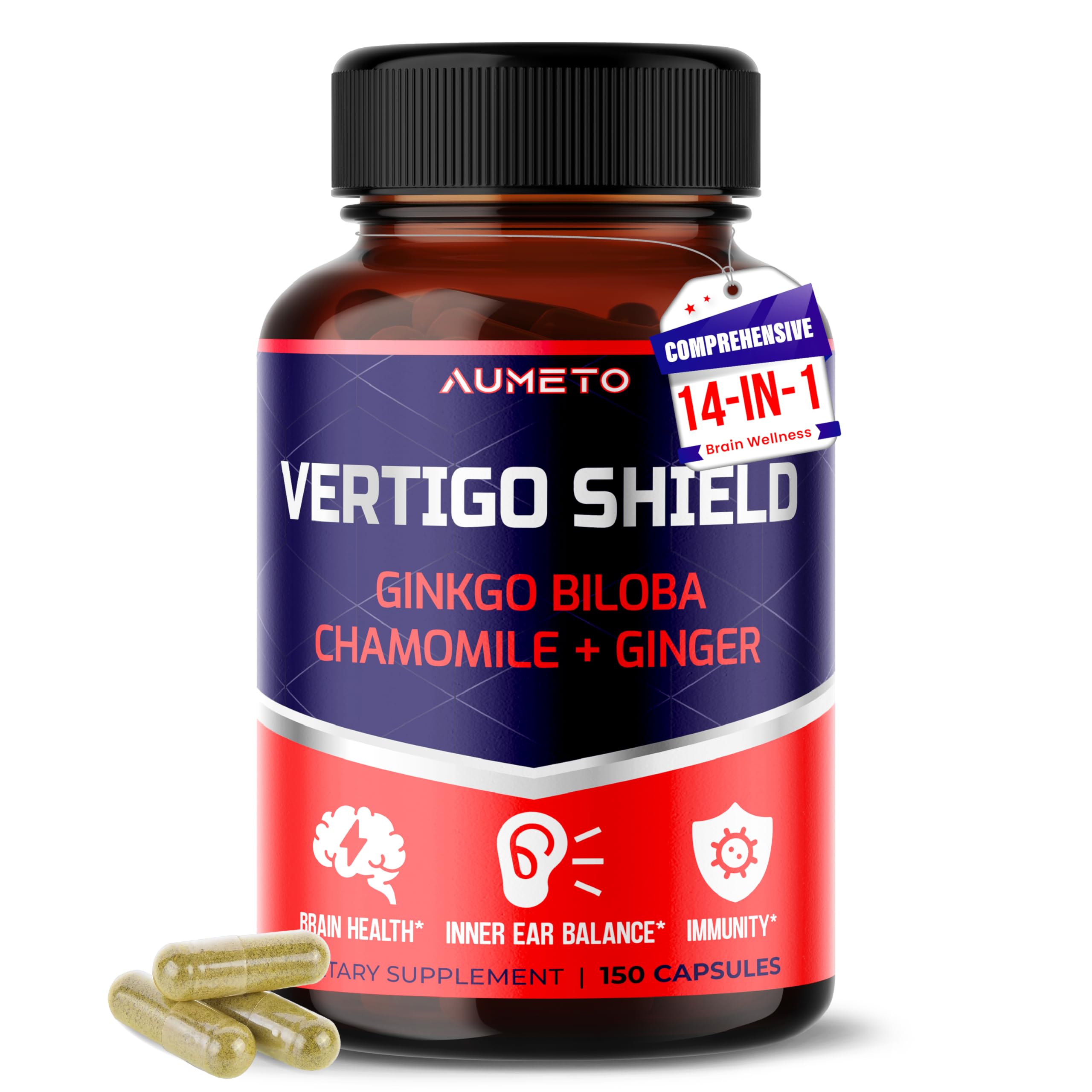 AUMETO Vertigo Support Complex product bottle