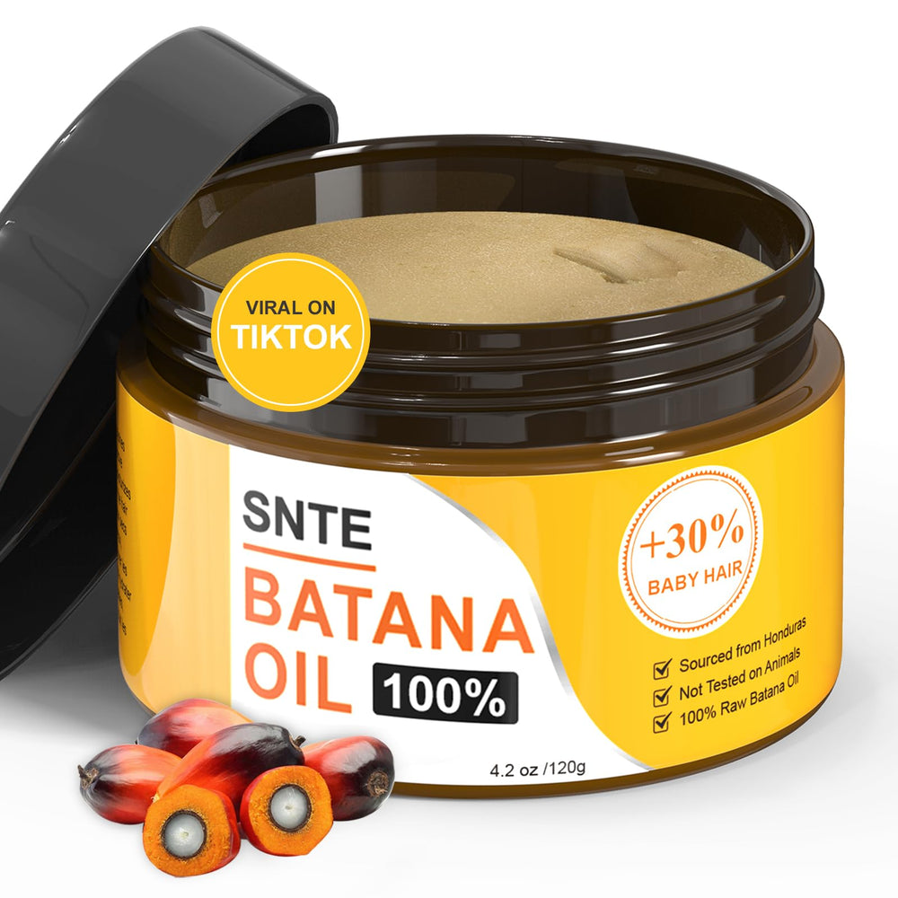 AUOOR Batana Oil Paste unrefined jar showing creamy texture for hair nourishment