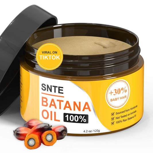 AUOOR Batana Oil Paste unrefined jar showing creamy texture for hair nourishment