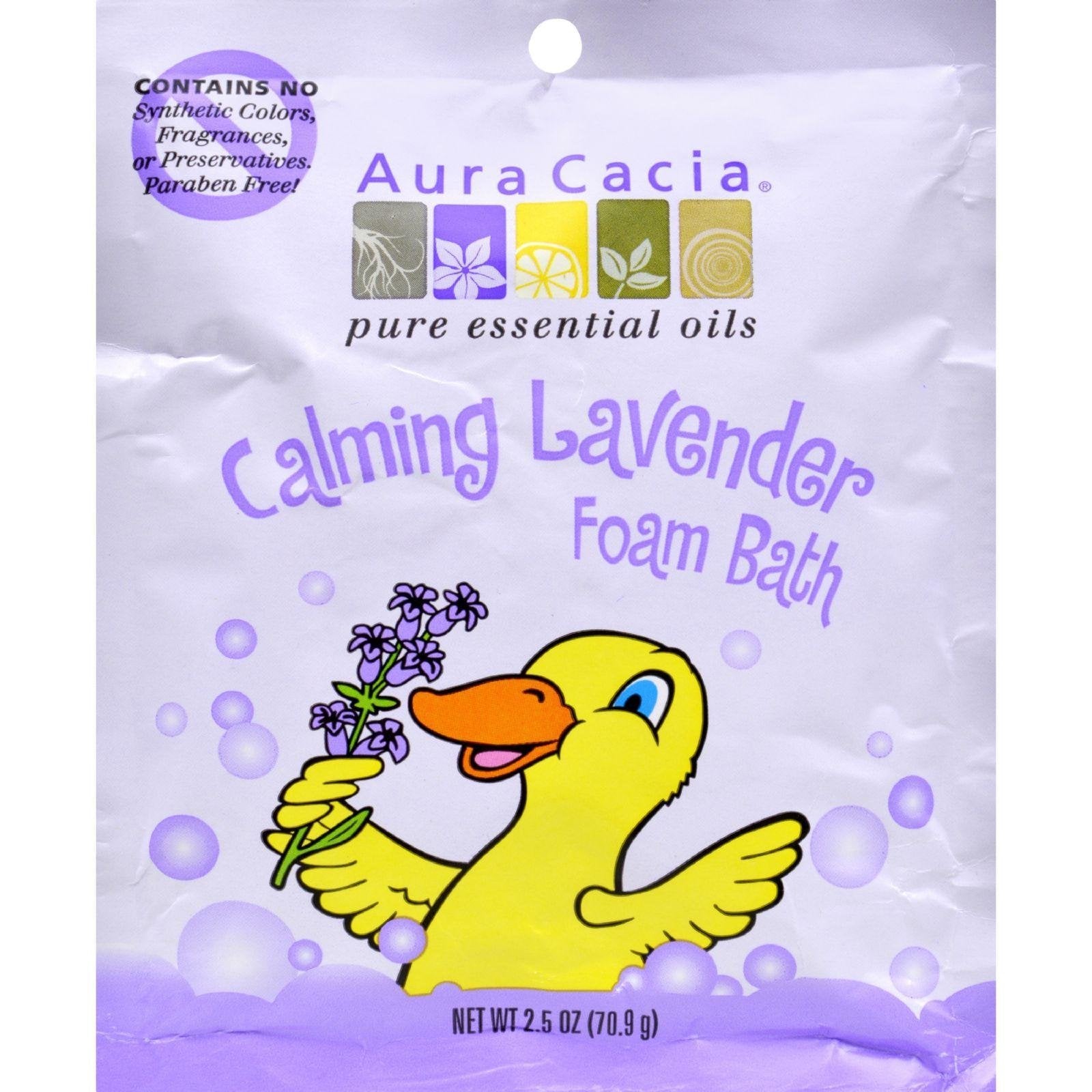 Aura Cacia Calming Foam Bath with Lavender Essential Oil - 2.5 oz