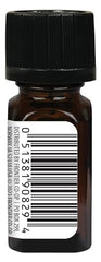 Close-up of cinnamon leaf essential oil bottle label