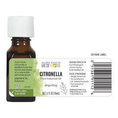 Citronella Java essential oil ingredients list