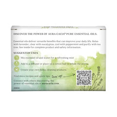 Eucalyptus essential oil bottle from Aura Cacia Discover Essential Oils Kit 4-Pack