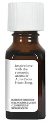Aura Cacia Heart Song lavender bottle closeup sparks relaxation during evening diffusion
