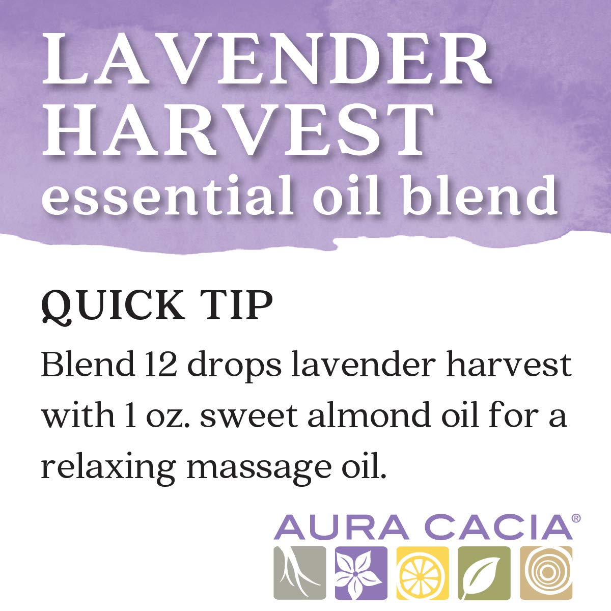 Color note: lavender harvest essential oil blend