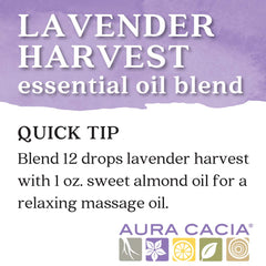 Color note: lavender harvest essential oil blend