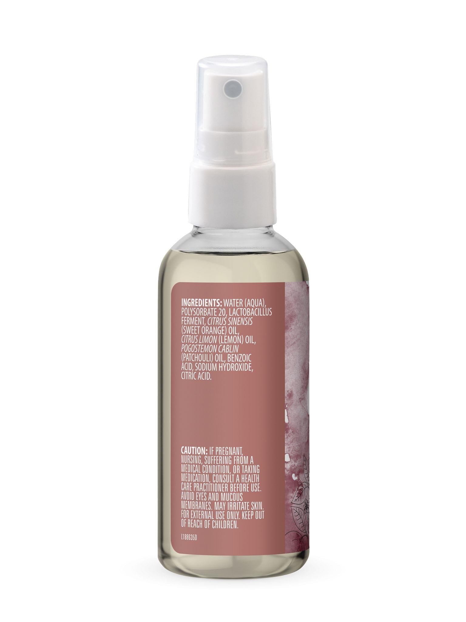 Aura Cacia room & body mist being used in a car