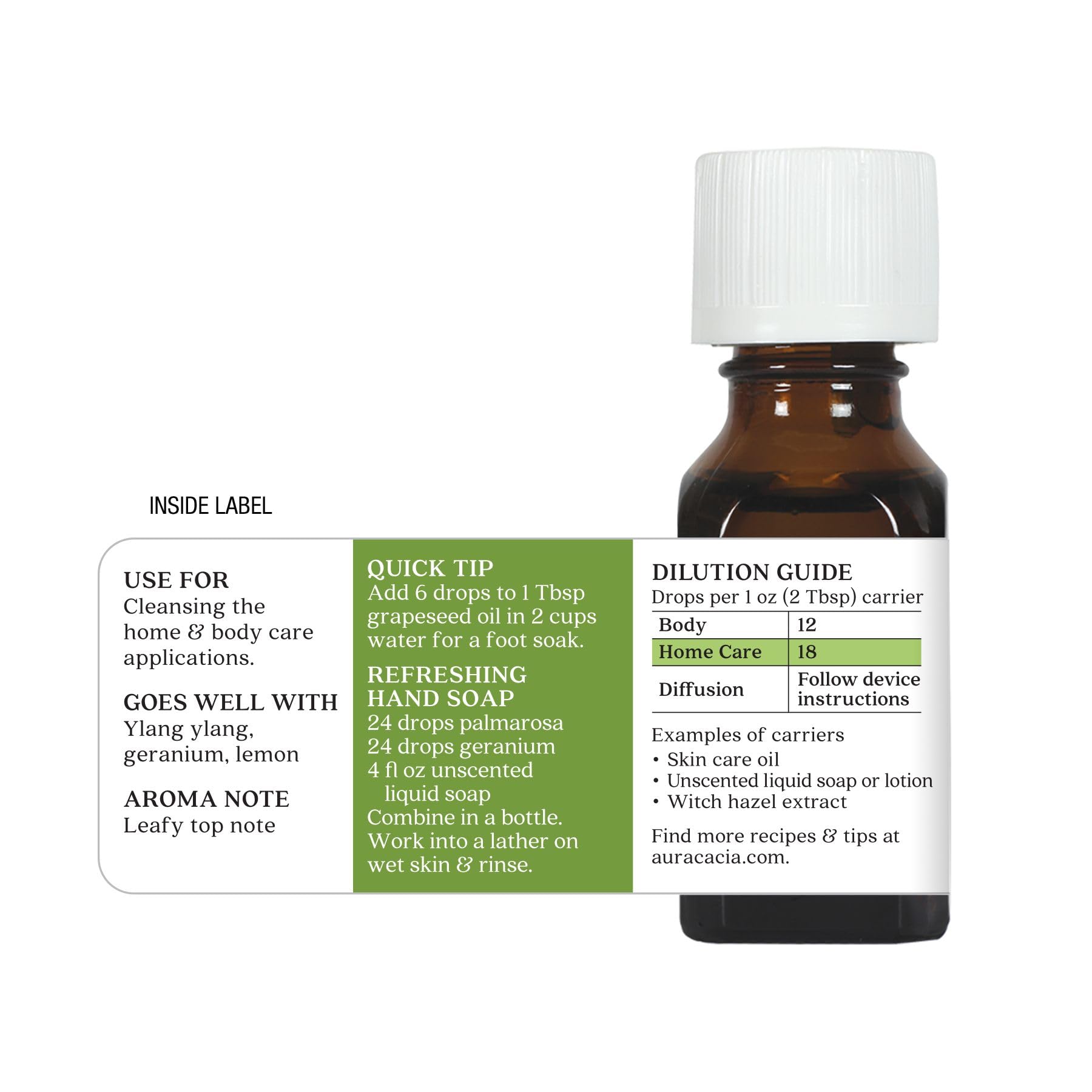 Sourcing of Palmarosa oil from India by Aura Cacia