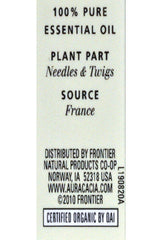 Aura Cacia Pine Essential Oil packaging and bottle