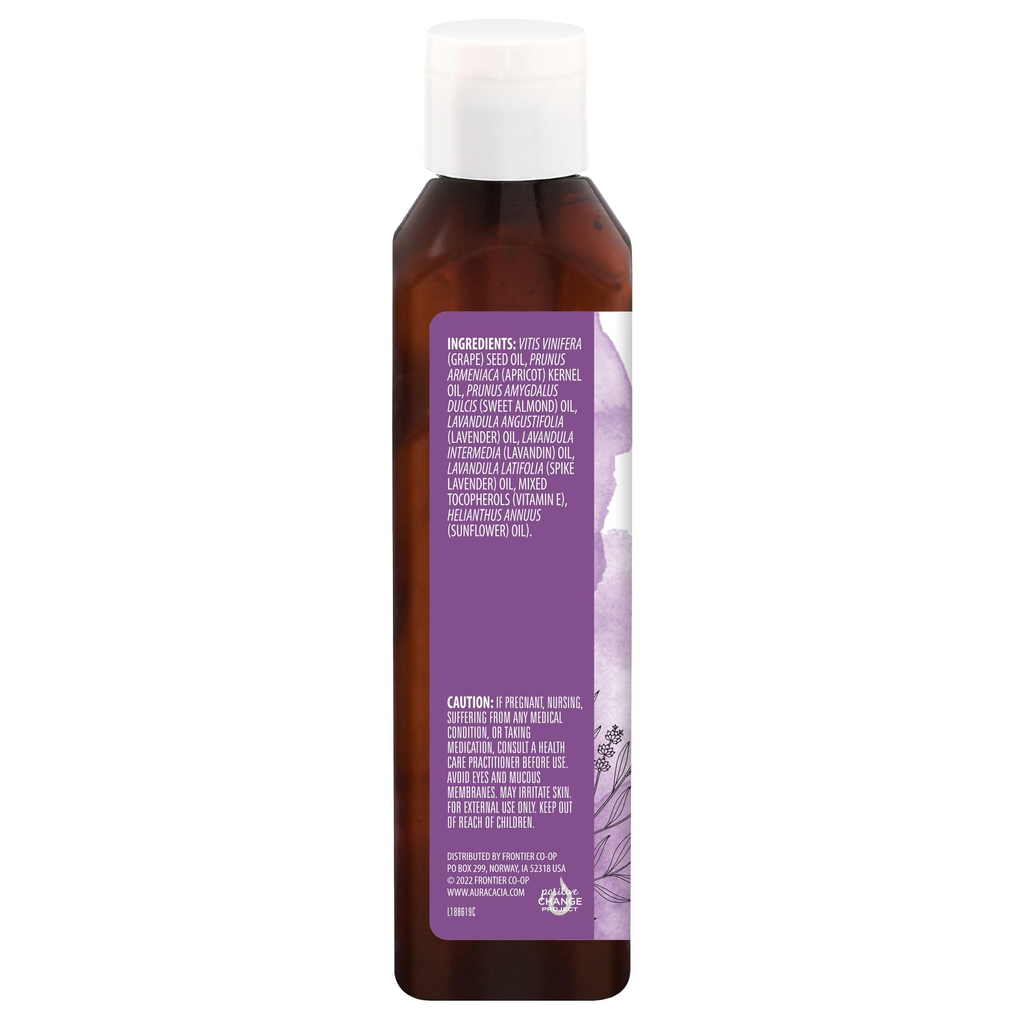 At-home spa scene with Aura Cacia Relaxing Lavender Body Oil