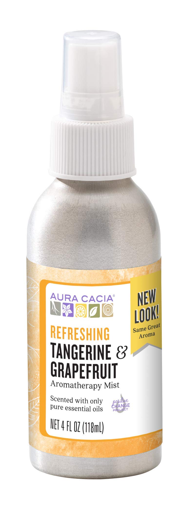 Aura Cacia Room and Body Mist Tangerine and Grapefruit bottle
