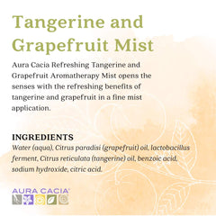 4 oz aluminum bottle of Aura Cacia Tangerine & Grapefruit scent