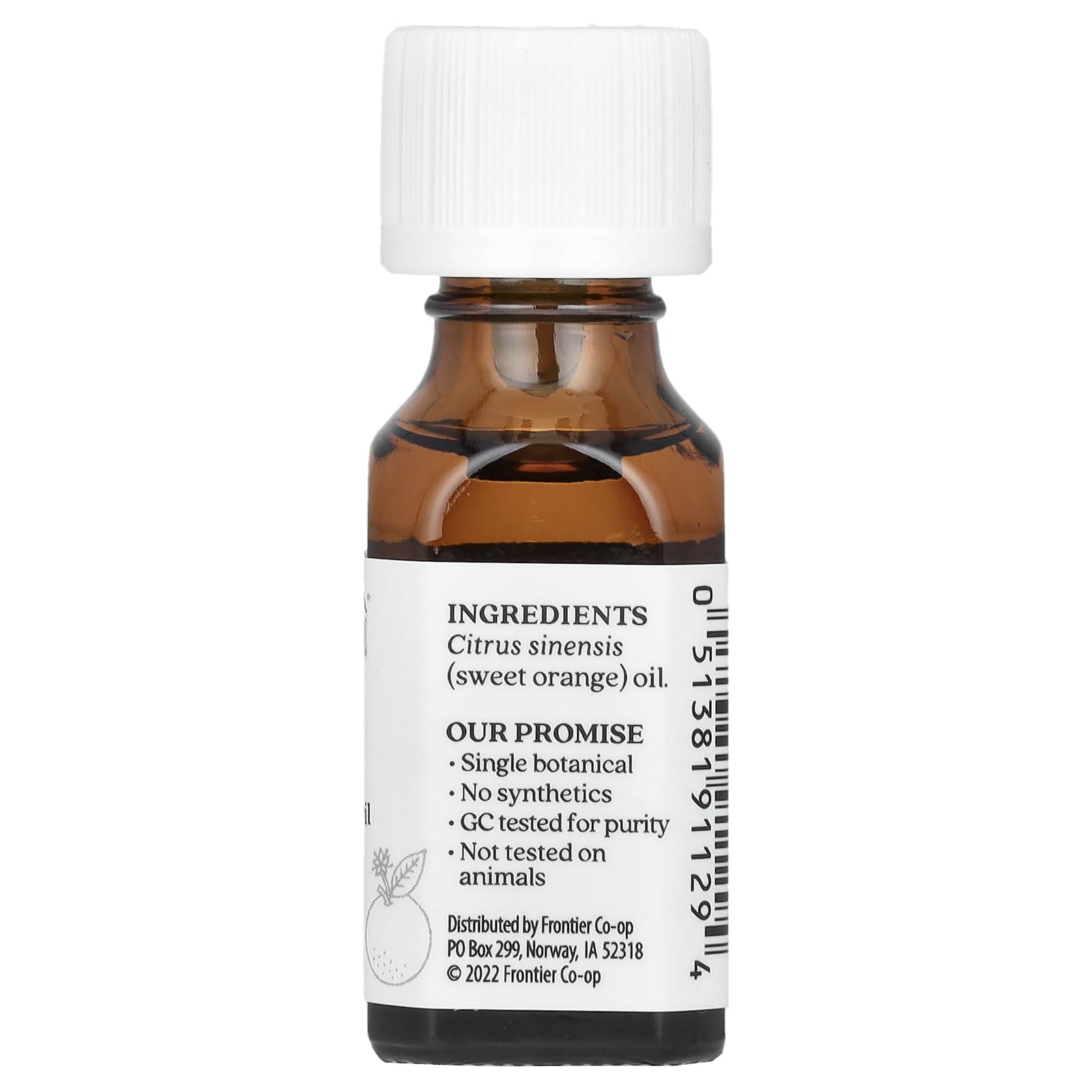 Aura Cacia Sweet Orange essential oil in diffuser; versatile top note for blends.