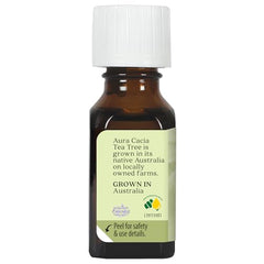 Tea tree leaves illustration with bottle
