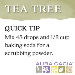 Aura Cacia Tea Tree Oil uses image