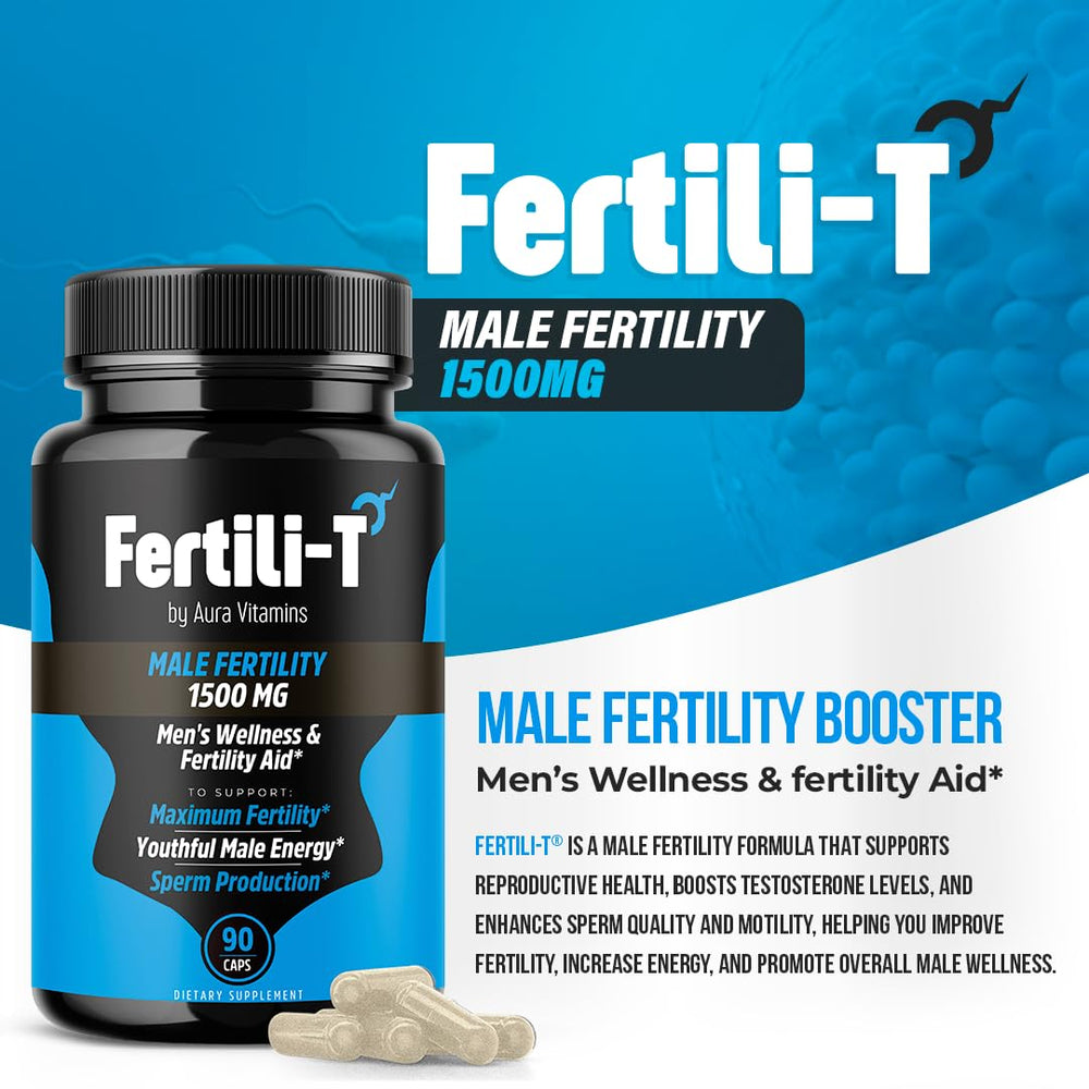Fertili-T bottle with Aura Vitamins packaging