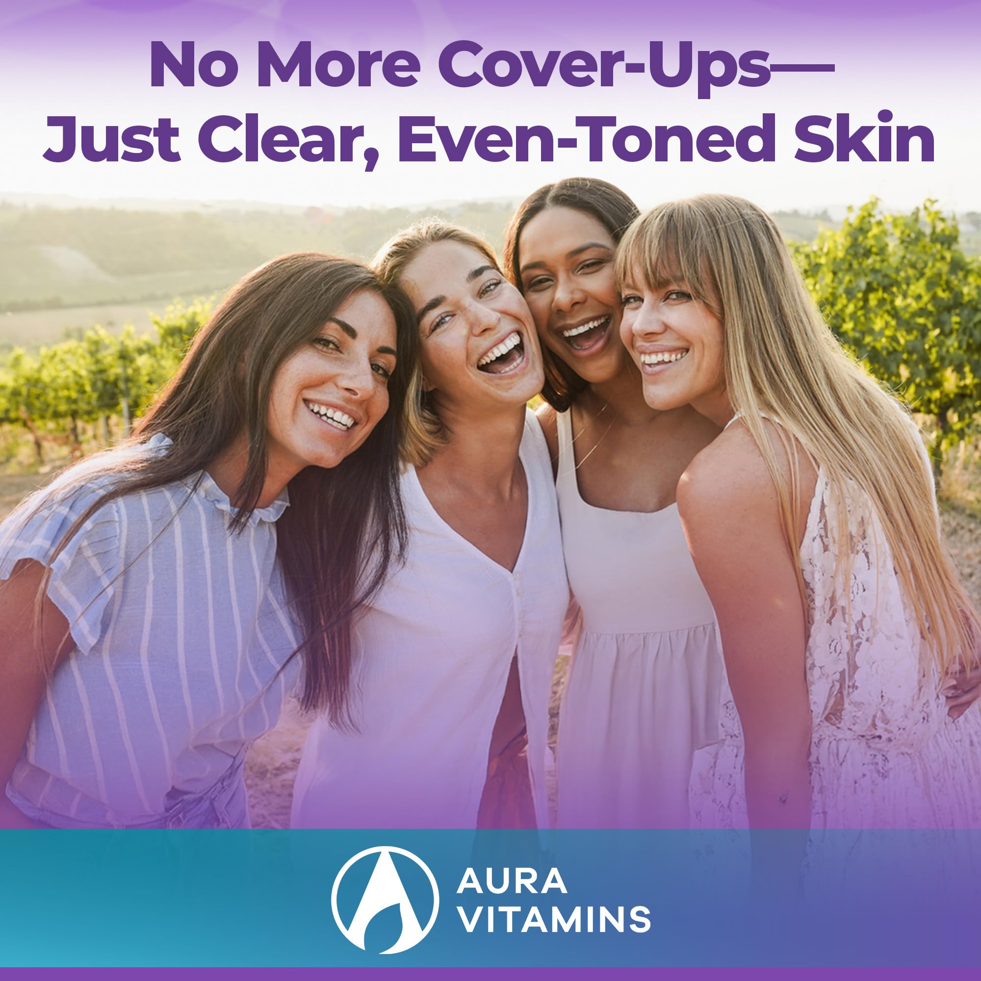 Illustration of even skin tone and pigmentation health