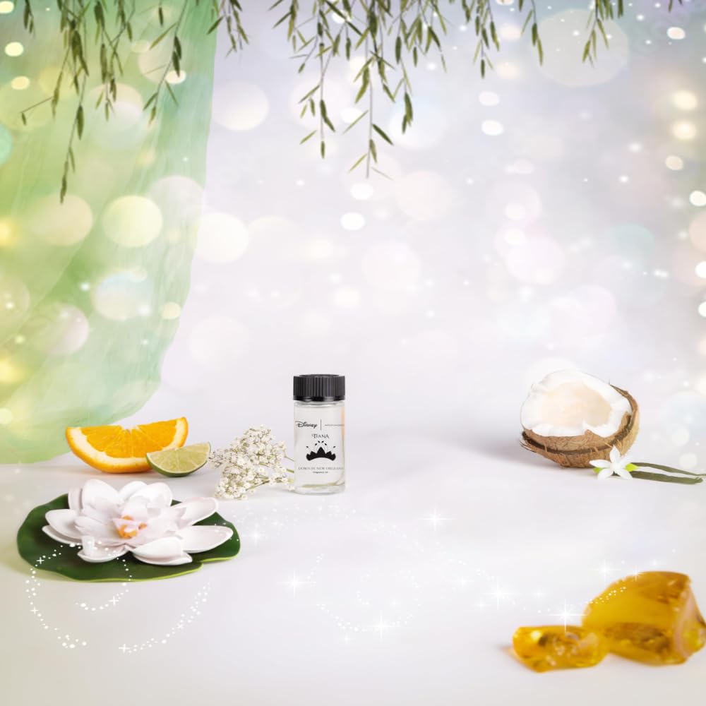 Ambient diffuser scene featuring Disney Princess Tiana-inspired fragrance