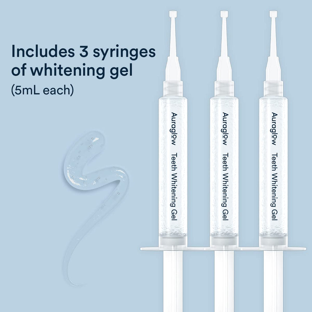 At-home whitening with 30 treatments refill pack contents