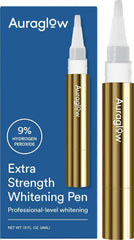 Auraglow Extra Strength Teeth Whitening Pen with 9% hydrogen peroxide