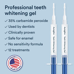 Wired LED light used for at-home teeth whitening