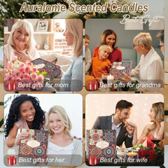 Usage tips for best burn and scent release from Auralome candles