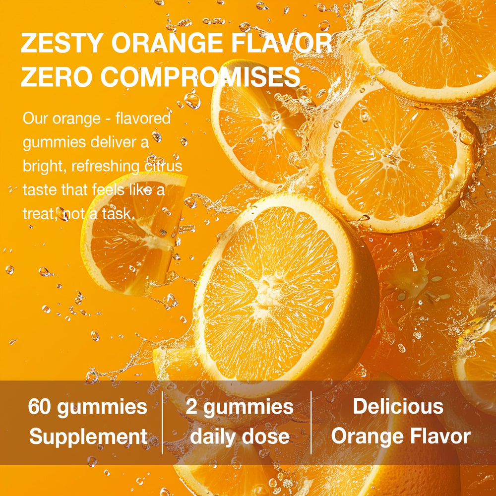 Gummies flavor profile showcasing natural taste.