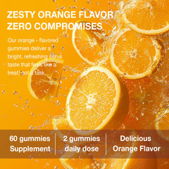 Gummies flavor profile showcasing natural taste.