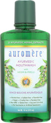 Auromere Ayurvedic Mouthwash bottle and packaging
