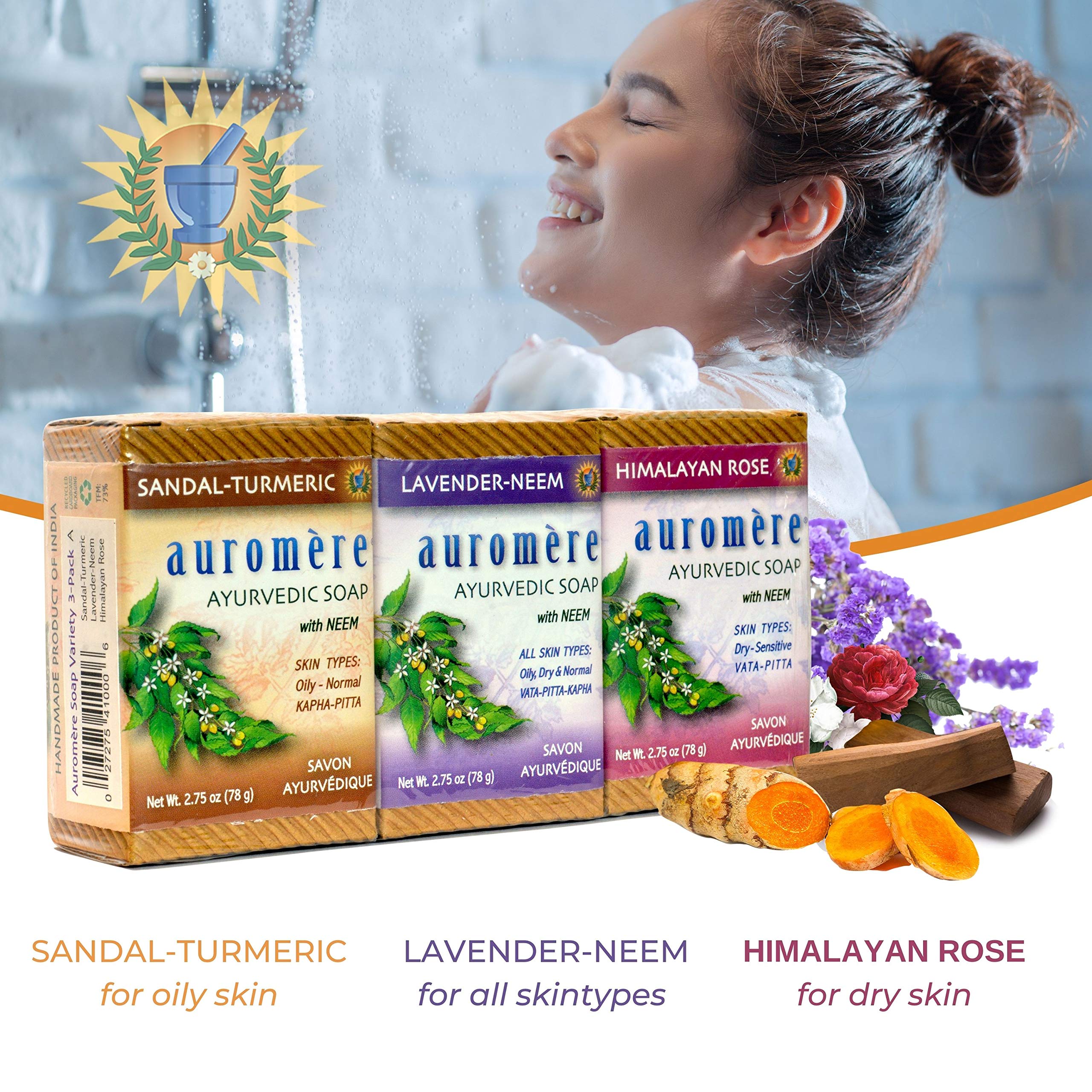 Coconut oil-based moisturizing natural soap bar