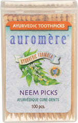 Auromere Neem Toothpicks 2-pack packaging